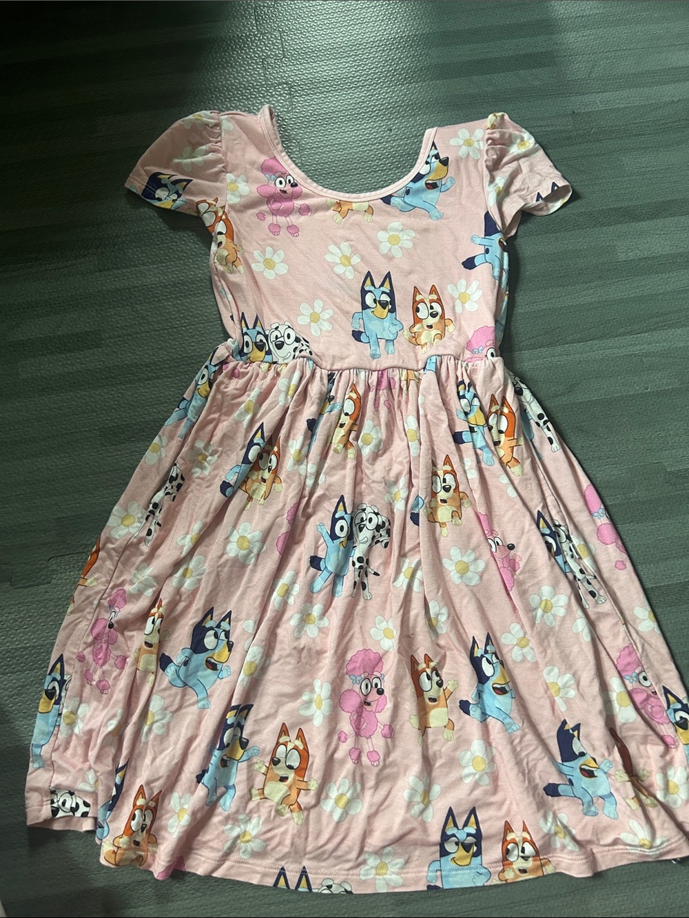 Little Sleepies Bluey Character Print Kids Dress